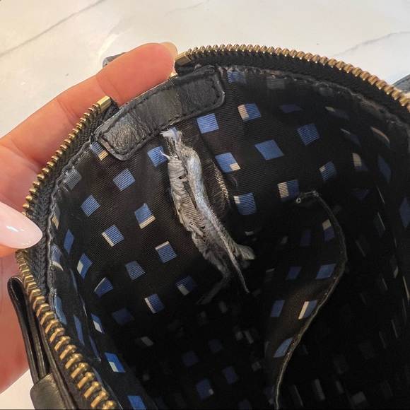 Kate spade black leather mini crossbody - Picture 6 of 9